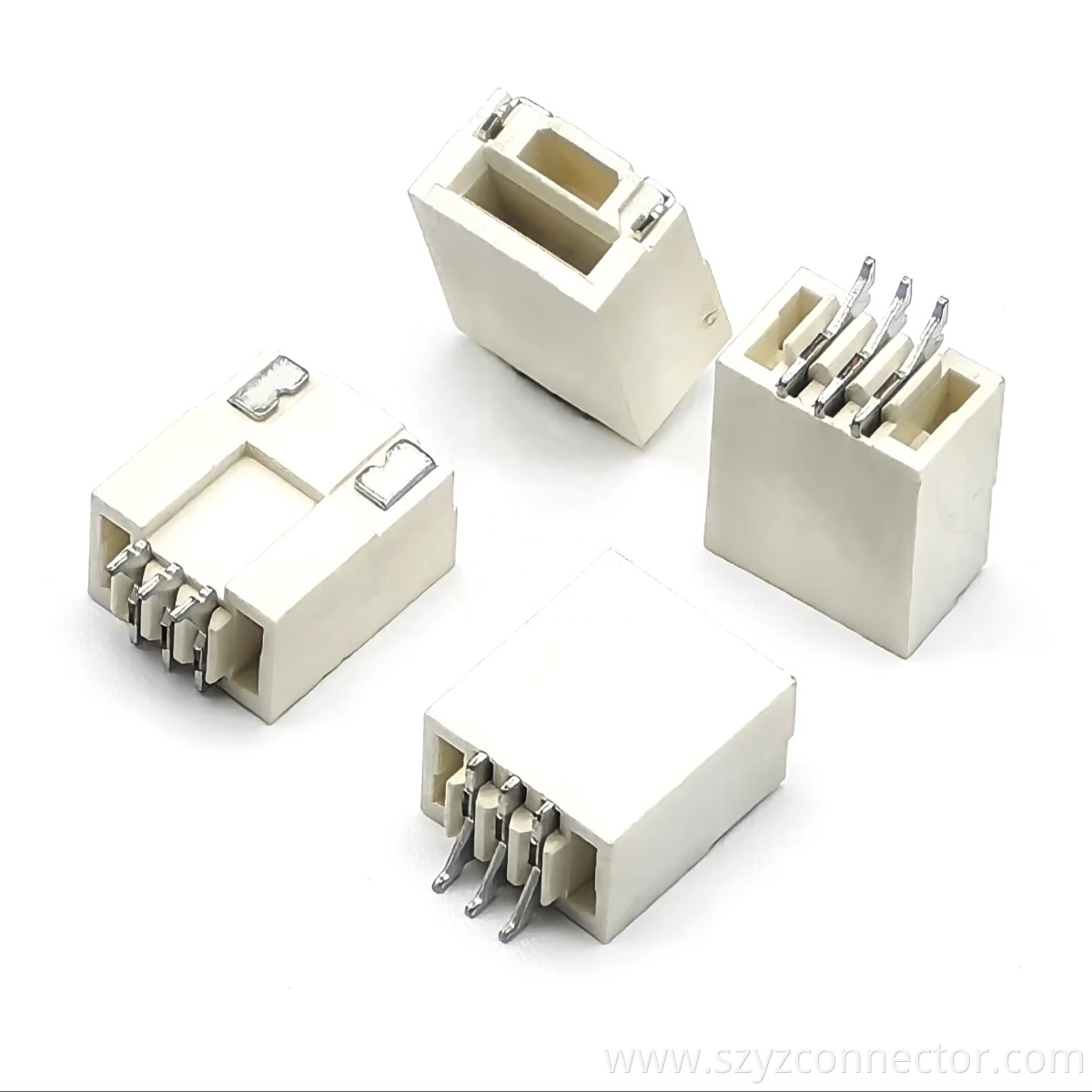 1.25mm Pitch Wafer Right Angle SMT Pin header Connector 3P